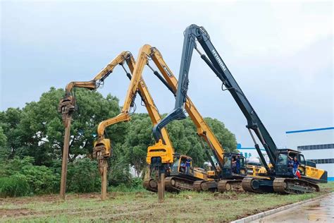 mini excavator pile driver attachment|sheet pile drivers for excavators.